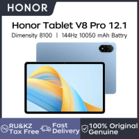 HONOR Tablet HONOR Pad V8 Pro 12.1-Inch 2.5K 144Hz High Brush Eye Protection Screen MTK Dimensity 8100 CPU 10050 mAh battery