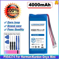 LOSONCOER High Capacity Battery 4000mAh Bluetooth Speaker Battery CP-HK07,P954374 for Harman/Kardon Onyx Mini