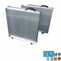 【海夫健康生活館】斜坡板專家 活動式 附輪 折疊式方形平台 85x85(G85)