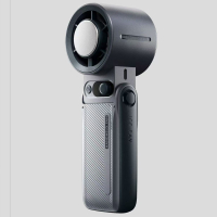 jinjn พัดลมพับได้ พัดลมไร้ใบพัด6000mAh ปรับระดับได้ 199ระดับ พกพาขนาดเล็ก ชาร์จUSBพัดลมระบายความร้อน