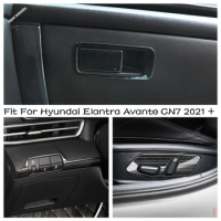 Accessories For Hyundai Elantra Avante CN7 2021 2022 Seat Adjustable Knob Button / Head Light Fog Lamp Switch Panel Cover Trim