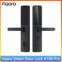 Aqara Smart Door Lock A100 Pro Zigbee Bluetooth 5.0 Apple Homekey Unlock Fingerprint Unlock Work with Apple Homekit Aqara Home
