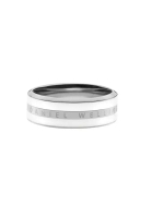 Daniel Wellington Emalie Ring Satin White Silver 50 - Stainless Steel Ring - cincin for women and me