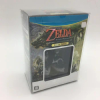 Clear transparent PET box For Wii U For The Legend of Zelda: Twilight Princess Amiibo Display plastic PET Protector storage Case