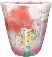大賀屋 小美人魚 杯子 水杯 茶杯 餐具 小孩 防摔 耐熱 安全 迪士尼 公主 正版 授權 J00014184