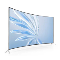 China TV Supplier 32 43 65 75 Inch Curved LED TV Screen Android 4K Smart Network TV