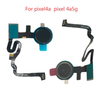 For Google Pixel 4A 5G Pixel4A Home Button Fingerprint Ribbon Identification Sensor Touch ID Fingerprints Flex Cable Repair Part