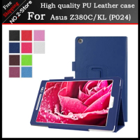 For Asus Zenpad8 Z380 / Z380CL / Z380C Tablet Cover 8.0 inch Fashion Stand Flip Litchi case For Asus Z380 (P024) +3 Gift