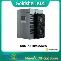 Free Shipping KD5 ASIC Miner 18.7TH/s 2250w Goldshell Kd5 Kadena KDA Miner NEW In Stock Fast Delivery