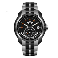 MINI Swiss Watches 經典Cooper賽車馬賽克手錶-45mm/MINI-50ES