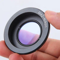 Lens Adapter Ring for M42 Lens to AI Mount Adapter with Infinity Focus Glass for Nikon DSLR Camera D60 D80 D90 D700 D5000