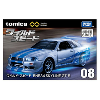 TOMICA 多美小汽車 無極限 unlimited 08 玩命關頭 BNR34SKYLINE GT-R 【鯊玩具Toy Shark】