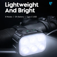 Bike Light Set Super Bright,Bike USB Rechargeable LED Light,Bike Light for Night Riding,Bike Front and Tail Light