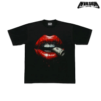 KAOS GAMBAR BIBIR DOLAR | KAOS SANTAI | KAOS WANITA REGULER | KAOS COTTON COMBED 24S |KAOS CUSTOM SA