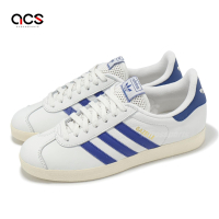 adidas 休閒鞋 Gazelle 男鞋 女鞋 白 藍 德訓鞋 復古 小白鞋 皮革 愛迪達 JH5398