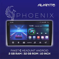 AVANTE Paket C Headunit Avante Android Apple Car Play Phoenix 2/32 10 Inch IPS