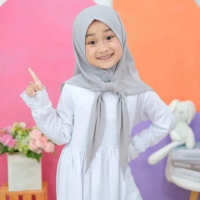 JILBAB SEGITIGA INSTAN KIDS/HIJAB SEGITIGA INSTAN ANAK JERSEY UMUR 6-12Tahun/RS Hijab Kerudung
