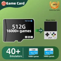 Game TF Card For Miyoo mini Plus + Memory Pre-install Retro Games More PS1 portable Handheld High Speed Children's Gift 512G