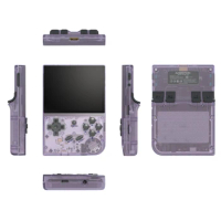 Purple Handheld Game Console 3.5"Linux Dual OS Portable Retro Game Player 64GB LANTSUN ANBERNIC RG35XX