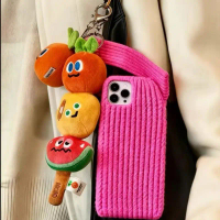 Mobile Phone Bag Knitted Bag, Length 40cm, 80cm, Multi-Purpose Fashion Strap, Made from Stretch Fabr