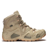【LOWA】靴 ZEPHYR GTX MID TF 中高筒超輕量全防水多功能登山軍用鞋(LW310537-0410 淺沙漠)