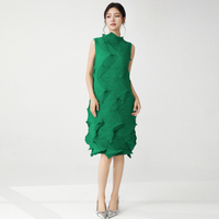 6613 One Size (45-75kg) Sanzhai Skirt WomenS Summer Sleeveless Loose All-Matching Mid-Length Dress