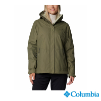 Columbia哥倫比亞 女款-Omni Tech防水保暖兩件式外套-軍綠 UWR98430AG/IF