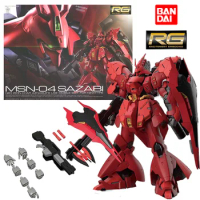 Bandai RG MSN-04 Sazabi 1/144 14Cm Char's Counterattack Original Action Figure Gundam Model Kit Assemble Toy Gift Collection
