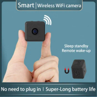 Mini Camera Wireless WiFi Remote Monitor Camera Tiny Home IP Camera No need to plug in Super-long battery life