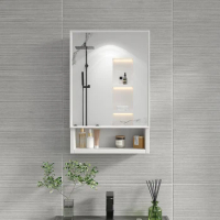Intelligent mirror cabinet Wall mounted bathroom mirror with Separate bathroom storage Integrated space aluminum storage cabinet