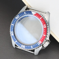 42.5mm Men's Watch Case Sapphire Crystal Mod skx skx009 skx013 skx007 Parts For Seiko nh35 nh36 Movement 28.5mm Dial Accessories