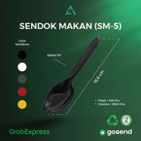 Sendok Plastik 2 in 1/ Sendok Garpu Plastik 2 in 1 / ( SM-5)