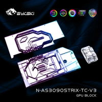 Bykski GPU Active Backplane Block For ASUS RTX3080 3090 STRIX Gaming,Graphics Memory VRAM Radiator Heatsink N-AS3090STRIX-TC-V3