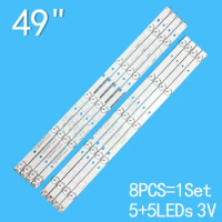 8 pcs/set 940mm tv led backlight strip for Hisense 49 inch 10LED LED49K300U LED49EC520UA Hisense_49_HD490DU-E31_4X10 H49M3000