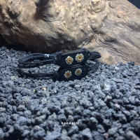 Gelang resin gelang bunga kering gelang edelweis Yukti 2 series Glow in the dark gelang wanita gelan