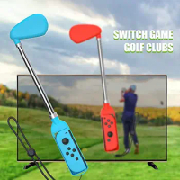 2PCS Switch Golf Rod Games Hand Grip Accessories For Nintendo Switch Joycons UK Switch Accessories Indoor Sports Tools 2021