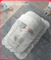 爆款下殺-嬰兒蚊帳罩寶寶小床蒙古包全罩式防蚊罩兒童可折疊通用無底蚊帳