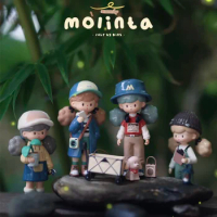 Molinta Popcorn Sister 6th Generation Outdoor Diary Series Lucky Blind Box Cute Figure Model Doll Birthday Gift Decor Display