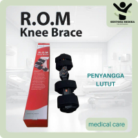 ROM knee brace R.O.M alat penyangga lutut