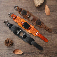 For all models Apple Watch 44 mm 42 mm, cowhide watch strap Smart