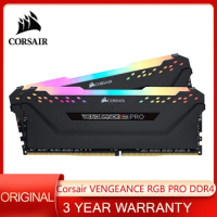 Corsair VENGEANCE RGB PRO DDR4 16GB 8GB 3200MHz 3600MHz CL16 Intel XMP 2.0 iCUE Compatible Computer Memory - Black