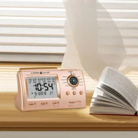 Azan Prayer Alarm Table Clock Temperature Display for Office Desktop Stylish