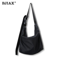 BJIAX Men Crossbody Bag Large Capacity Shoulder Bag Casual Commuter Backpack Men's Crossbody Bag Simple Messenger Bag