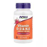 ✅[พร้อมจัดส่ง] Now Foods Vitamin D-3&K-2 D3 1000 iu 120 Cap เหมาะกับผู้ที่ไม่ค่อยได้รับแสงแดด หรือทำ