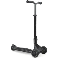 3-Wheel Kick Scooter, Foldable Kick Scooter with Safe, Non-Slip Deck &amp; Premium Brakes, 6 Height Adjustable Scooter