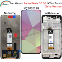 6.5" For Xiaomi Redmi Note 10 5G Dispaly With Frame M2103K19G Touch Panel Screen Assembly Pantalla For Redmi Note 10 5G LCD