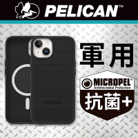 美國 Pelican 派力肯 iPhone 14 Plus Protector 保護者環保抗菌超防摔殼MagSafe版 - 黑