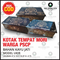 (COD) KOTAK MORI PSCP | UKIR BAHAN JATI | KOTAK TEMPAT MORI