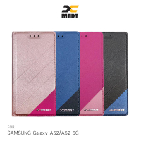 XMART SAMSUNG Galaxy A52/A52 5G 磨砂皮套 掀蓋 可站立 插卡 撞色 微磁吸【APP下單最高22%點數回饋】