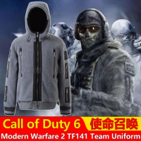 Simon Riley Ghost Cosplay Costumes Hoodies Coat Game Call of Duty 6 Combat Uniform TF 141 Halloween 